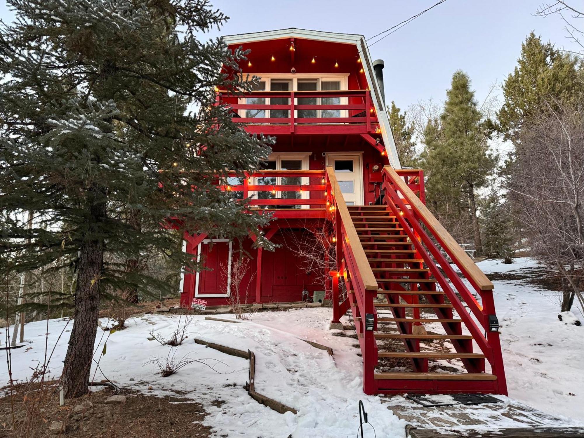 Maison Solange-Red Barn Farmhouse Style- Moonridge Big Bear City Dış mekan fotoğraf